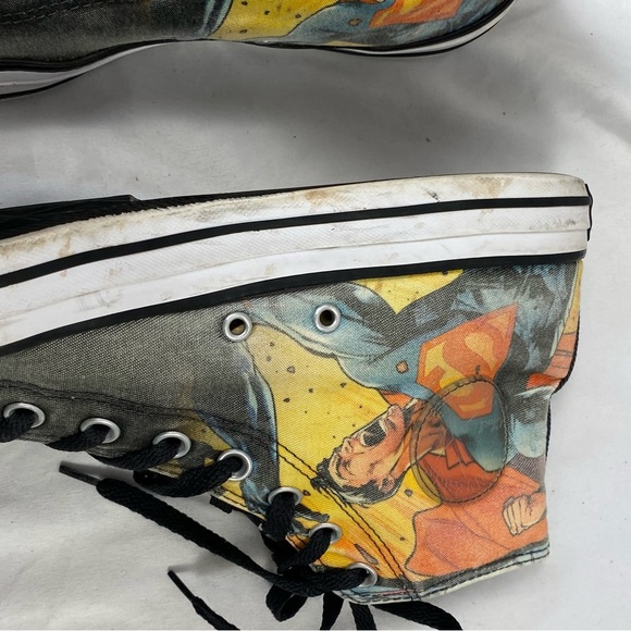 Converse Unisex DC Comics Rebirth Superman High-Top Sneakers Women’s Size 12 - Picture 15 of 16